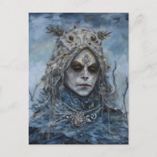 Pagan Winter Goddess Briefkaart (Voorkant)