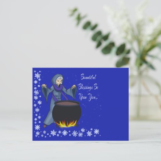 Pagan Winter Groeten Briefkaart