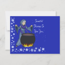 Pagan Winter Groeten Briefkaart
