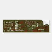 Pagan Words Bumpersticker (Voorkant)