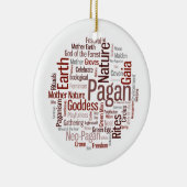 Pagan Words Keramisch Ornament (Rechts)