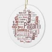 Pagan Words Keramisch Ornament (Links)