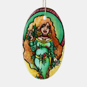 Pagan Yule Goddess Keramisch Ornament (Rechts)