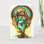 Pagan Yule godin Kaart (Voorkant)