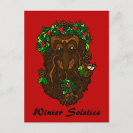 Pagan Yule Greenman Briefkaart