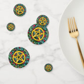 Pagan Yule Pentagram Confetti (Groep)