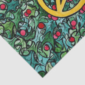 Pagan Yule Pentagram Tissuepapier (Detail)