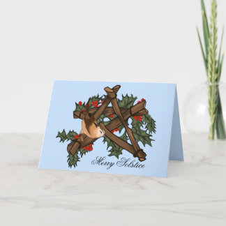 Pagan Yule Solstice Card Kaart