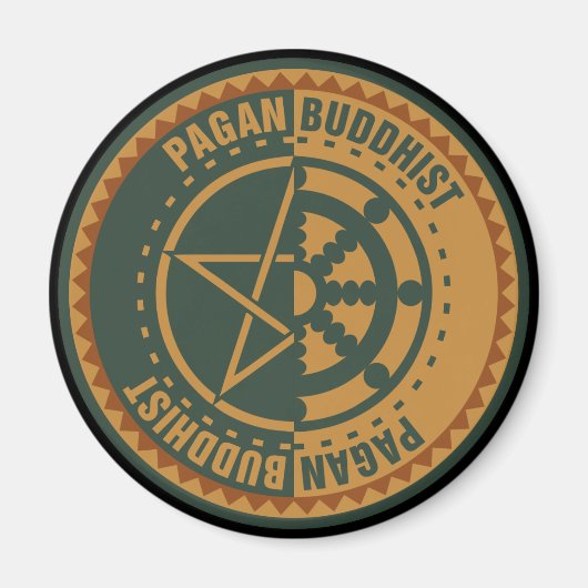 Paganboeddhist Magneet (Voorkant)