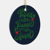 Paganen zijn de reden voor het seizoen keramisch ornament (Rechts)