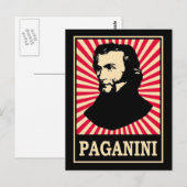 Paganini Briefkaart (Voorkant / Achterkant)