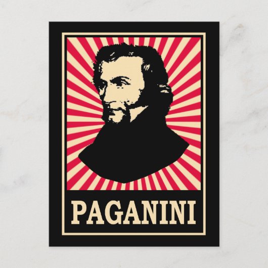Paganini Briefkaart (Voorkant)