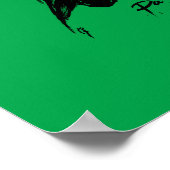 Paganini die een rood viool speelt 11x14 poster (Hoek)