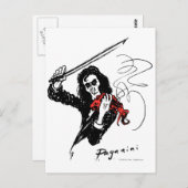Paganini kleur3 b&w&red 300dpi briefkaart (Voorkant / Achterkant)