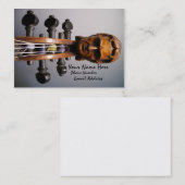 Paganini Scroll Business/Profile Card Visitekaartje (Voorkant / Achterkant)