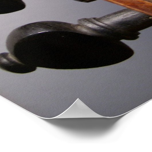 Paganini Scroll Photo - Gepersonaliseerd Poster (Hoek)