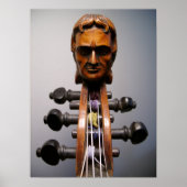 Paganini Scroll Photo - Gepersonaliseerd Poster (Voorkant)