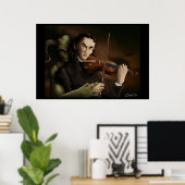 Paganini's Muse Poster (Thuiskantoor)