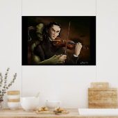 Paganini's Muse Poster (Keuken)