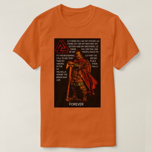pagans gebed t-shirt (Design voorkant)