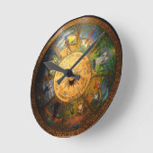 PAGANSEIZOENS WALL CLOCK RONDE KLOK (Hoek)