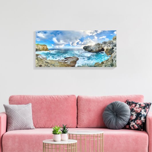 Pagat Kustlijn in Guam Canvas Afdruk (Insitu (Woonkamer))