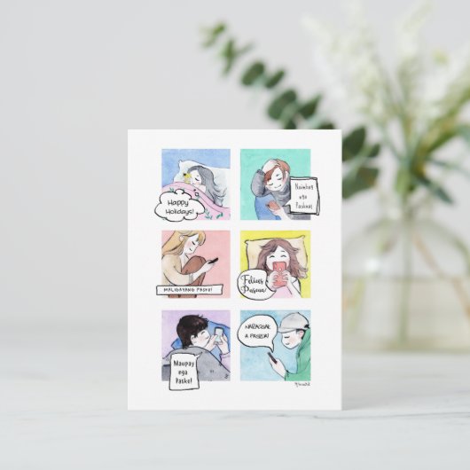 Pagbati/ Groet- DNM Briefkaarten (Staand voorkant)