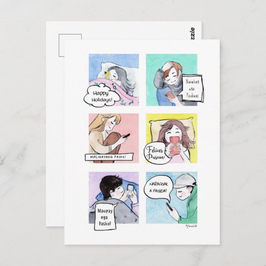 Pagbati/ Groet- DNM Briefkaarten (Voorkant / Achterkant)