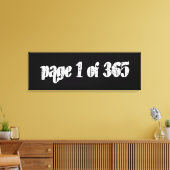 Page 1 of 365 canvas afdruk (Insitu (Woonkamer))