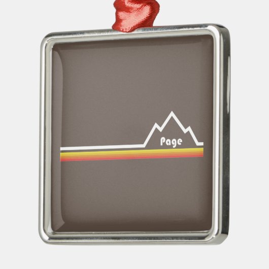 Page Arizona Metalen Ornament (Links)