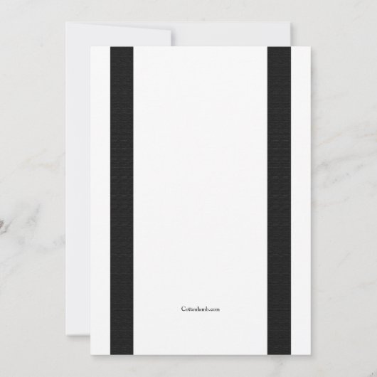 Page Boy Request Kaart (Achterkant)