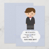 Page Boy Request Kaart (Voorkant / Achterkant)