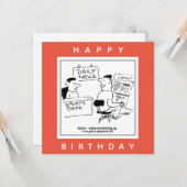 Page Layout Designer & Sportbureau in een krant Kaart (Voorkant / Achterkant in situ)