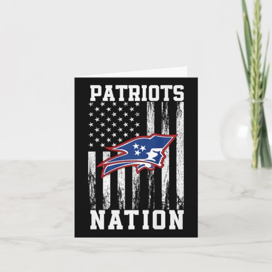 Page Patriots Logo Nation Hs Kaart (Voorkant)