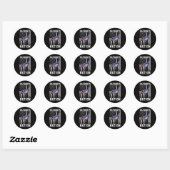 Page Patriots Logo Nation Hs Ronde Sticker (Vel)