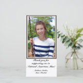 Pageant Adverteren Hartelijk dank Bedankkaart (Staand voorkant)