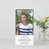 Pageant Adverteren Sponsoring Foto Bedankkaart (Staand voorkant)