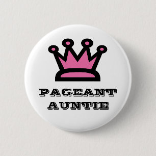 Pageant Auntie Ronde Button 5,7 Cm