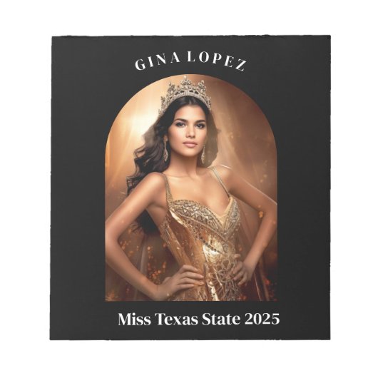 Pageant Autograaf Pad Notitieblok (Voorkant)