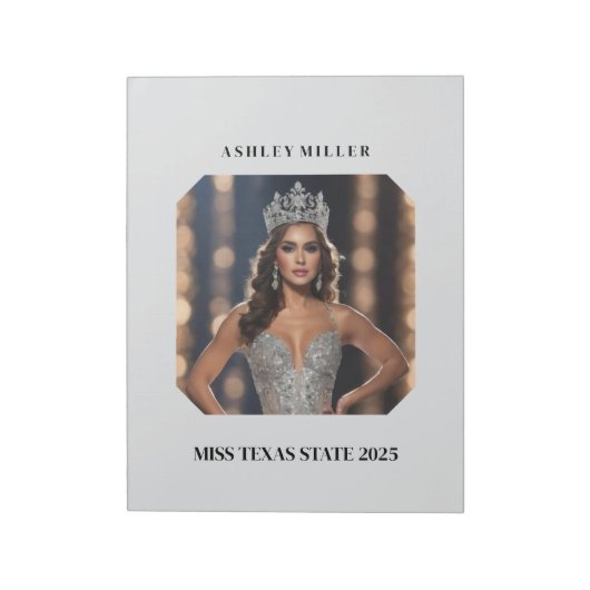 Pageant Autograaf Pad Notitieblok (Linkerzijde)