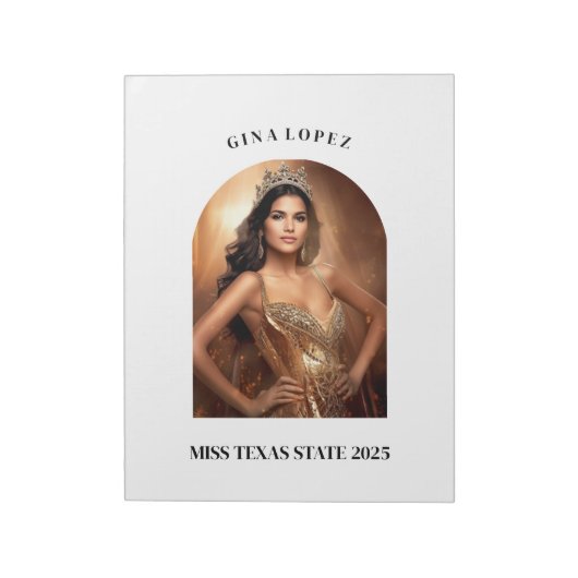 Pageant Autograaf Pad Notitieblok (Linkerzijde)