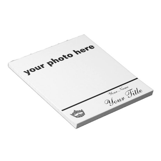 Pageant autograafpad - aangepast notitieblok (Schuin)