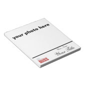 Pageant autograph pad - customize with your name notitieblok (Schuin)