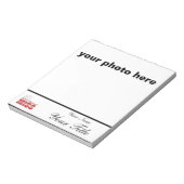 Pageant autograph pad - customize with your name notitieblok (Linkerzijde)