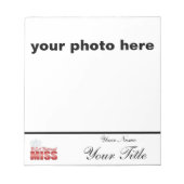 Pageant autograph pad - customize with your name notitieblok (Voorkant)