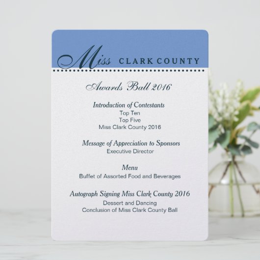 Pageant Awards - Alle programma's in Champagne (Staand voorkant)