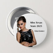 Pageant Button Pin (Voorkant /achterkant)