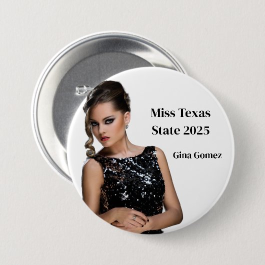 Pageant Button Pin (Voorkant /achterkant)