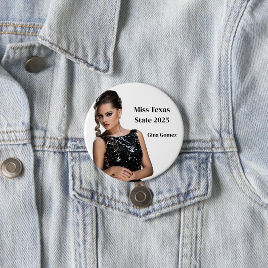 Pageant Button Pin (In situ)