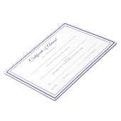 Pageant Certificates-Award Notitieblok (Schuin)